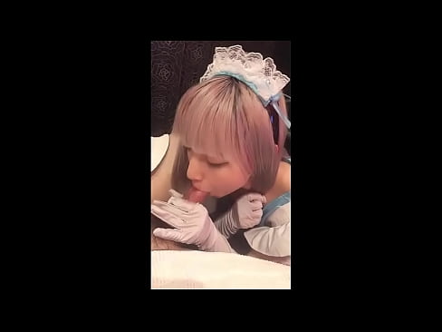 ❤️ Japanese Idol [mayuka], French maid costume, part 1, blowjob and jerk off with lotion ❤❌ Maanindot nga porn sa amon ☑